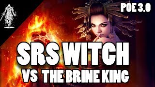 Surviving the Brine king  SRS WITCH  Necromancer  Boss killer act 6  Path of exile 30 [upl. by Burnham]