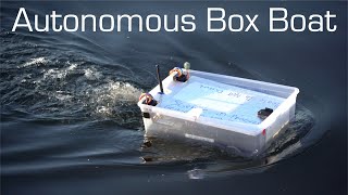 Autonomous Box Boat  Long Range Waypoint Mission  RCTESTFLIGHT [upl. by Isabelita]