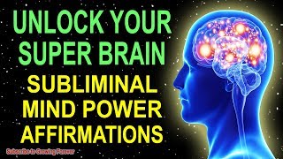 Program Your Mind Power For Extreme Intelligence Subliminal GENIUS Affirmations While You Sleep [upl. by Corron]