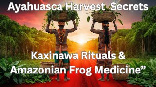 Harvesting Ayahuasca Traditionally by the Kaxinawa Tribe Sacred Traveler [upl. by Ahsas]