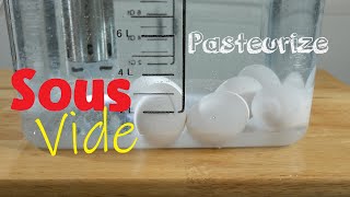 How To Pasteurize Eggs Sous Vide Simple Easy [upl. by Justinian]