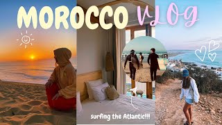 Morocco Vlog  Surfing Tamraght Imsouane Taghazout [upl. by Sletten580]