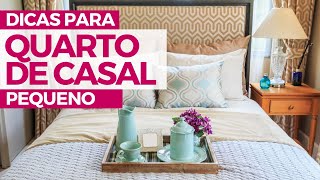 17 DICAS para Quarto de Casal Pequeno  SIMPLICHIQUE [upl. by Bekelja]