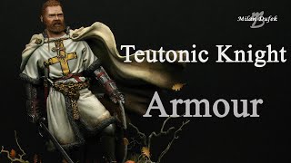 Teutonic knight  painting figure  The armour [upl. by Eirrej]