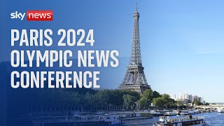 Paris 2024 Olympic Games news conference [upl. by Lladnik987]