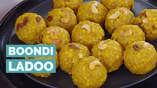 Boondi ladoo recipe  Boondi Laddo Recipe  How to Make Boondi Laddu by vahchef [upl. by Idoc787]