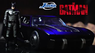 Jada ToysHollywood Rides The Batman Movie 2022 124 scale Batmobile with batman figure review [upl. by Cassandre]