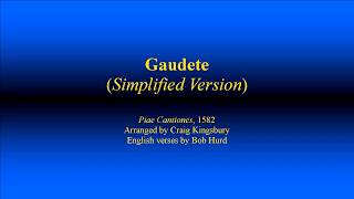 Gaudete  Soprano part [upl. by Godden]