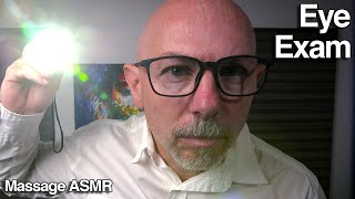 ASMR Role Play  Dr Dmitri Eye Examination amp Massage  Light Triggers [upl. by Anertak]