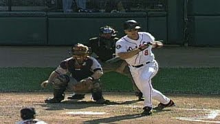 BOSBAL Cal Ripken Jrs final career hit [upl. by Yhtir]