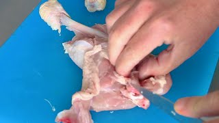 How to Debone a Chicken Leg [upl. by Airoled]