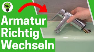 Waschtischarmatur Wechseln ✅ ULTIMATIVE ANLEITUNG Wie Waschbecken Wasserhahn amp Armatur Austauschen [upl. by Enirahtac]