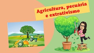 Agricultura pecuária e extrativismo  Ensino Fundamental [upl. by Nalim]