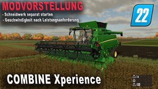 LS22 Modvorstellung  Combine XPerience  Realistischeres Dreschen PCMAC [upl. by Maryann546]