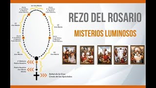 SANTO ROSARIO MISTERIOS LUMINOSOS jueves Adaptar velocidad [upl. by Hertha]