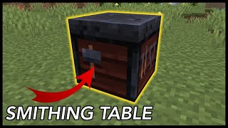 How To Use Smithing Table In Minecraft [upl. by Nahtiek]