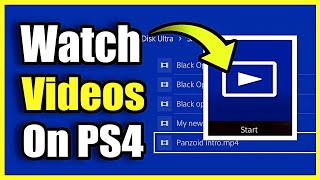 How to install PS4 MEDIA PLAYER to play MKV AVI MP4 MPEG 2 Video Files from USB [upl. by Norra]