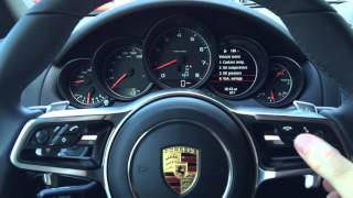 Porsche settings and Auto StartStop tutorial [upl. by Dorene276]