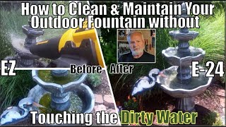 Clean and Maintain Outdoor Fountain [upl. by Nivri784]