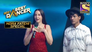 Tiger को बनाया Nora ने अपना बेटा  Indias Best Dancer  Nora Fatehi Special [upl. by Nate]