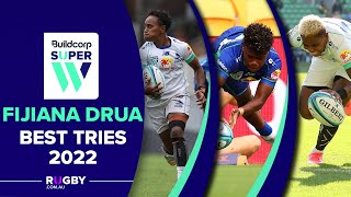 Best Fijiana Drua Tries  Super W 2022 [upl. by Eleda493]