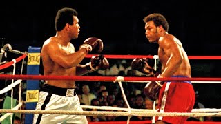 George Foreman vs Muhammad Ali  quotThe Rumble in the Junglequot Highlights [upl. by Kaslik394]