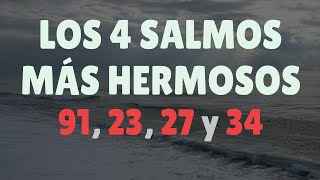 Los 4 SALMOS MÁS HERMOSOS de La Biblia 91 23 27 y 34 [upl. by Ulrika]