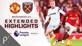 Manchester United v West Ham United  PREMIER LEAGUE HIGHLIGHTS  242024  NBC Sports [upl. by Licha]