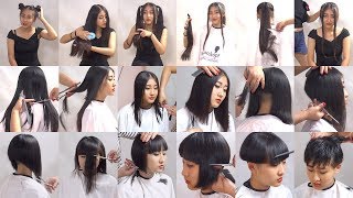 Hair2U  Miss Jing Long to Pixie Haircut in Stages Preview [upl. by Ivey]