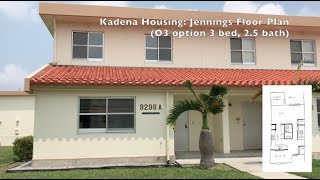 Kadena Air Force Base Housing Tour 🏠 Jennings Floor Plan [upl. by Lora672]