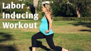 10 Minute Labor Inducing Workout Exercises to Prepare Your Body For Labor amp Delivery [upl. by Idarb]