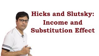 Hicks and Slutsky Income and Substitution Effect [upl. by Drofdeb]