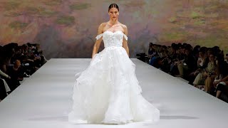 Marchesa For Pronovias Bridal Spring 2023  Barcelona Bridal Fashion Week [upl. by Sajovich720]