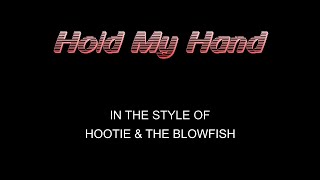 Hootie amp The Blowfish  Hold My Hand  Karaoke  With Backing Vocals [upl. by Ennairod]