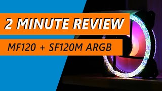 How the Cooler Master MasterFan MF120 Prismatic and SF120M ARGB have the craziest design  Review [upl. by Dib77]