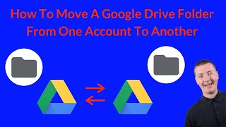 How To Move A Google Drive Folder From One Account To Another [upl. by Stochmal]