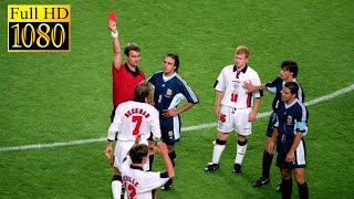 Argentina 2 4 x 3 2 England World Cup 1998  Full highlight 1080p HD  David Beckham [upl. by Balbur]