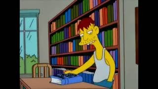 The Simpsons  Cletus at the Library [upl. by Atnek130]