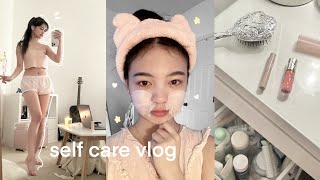 Self Care Vlog Pamper w Me Skincare Routine Favorite Beauty Tips amp Full Day of at Home Spa [upl. by Damara]