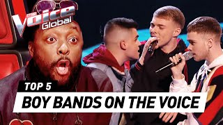 Best BOY BANDS of all time on The Voice [upl. by Hoo]