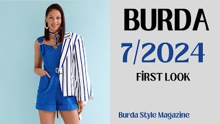 Burda Style Magazine 72024 First Look [upl. by Brnaba346]