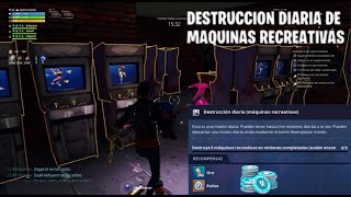 Destrucción Diaria de Maquinas Recreativas  Fortnite Salvar el Mundo [upl. by Ellicec931]