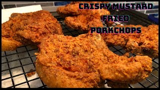 The Best Mustard Fried Pork Chops  Easy Fried Pork Chop Recipe [upl. by Klayman]