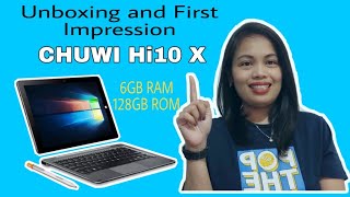 CHUWI Hi10 X  Touch Screen 2N1 Tablet Unboxing amp Full Review [upl. by Keeley]