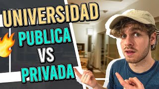 UNIVERSIDAD PÚBLICA vs PRIVADA 📚 Sabías ESTO 🧐 [upl. by Arhat]