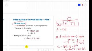 Introduction to Probability Part 1 in Arabic [upl. by Rol288]