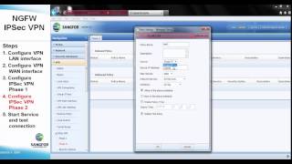 SANGFOR NGFW IPSEC VPN Configuration [upl. by Bacchus414]