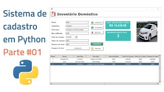 Sistema de cadastro em Python  Parte 01  Criando Banco de dados em Python [upl. by Nipha]