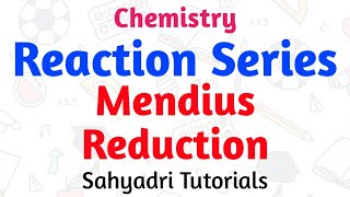 Mendius Reduction  Chemical Reaction Series  Most IMP Reaction  Sahyadri Tutorials [upl. by Downey]