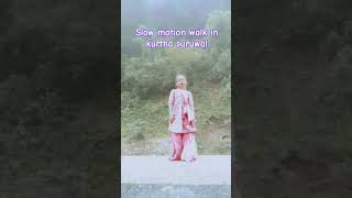 Slow motion walk in kurtha suruwal [upl. by Malan]